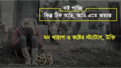 মন খারাপের স্ট্যাটাস